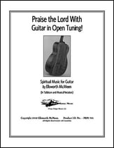 Praise the Lord with Guitar in Open Tuning Guitar and Fretted sheet music cover